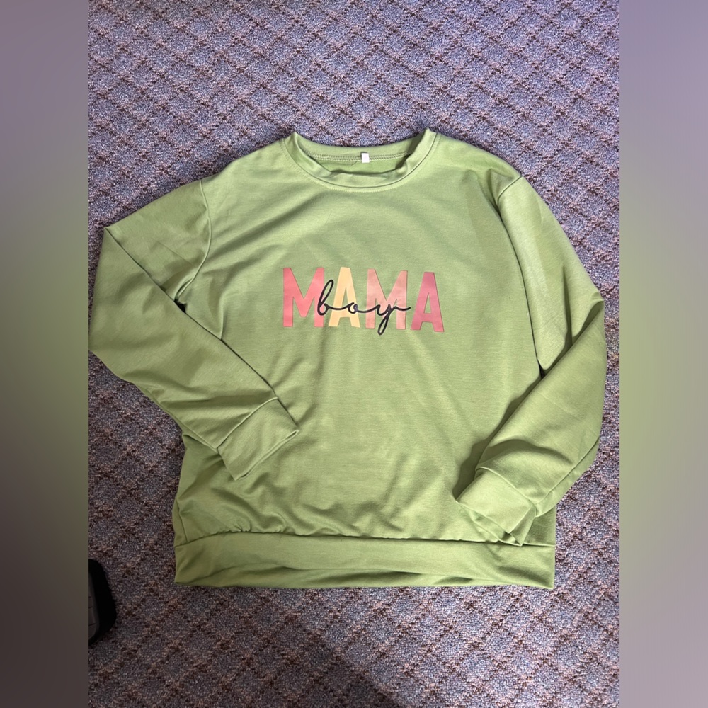 “Boy mama” sweater